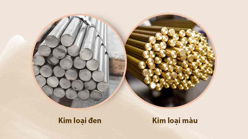 So sánh kim loại đen và kim loại màu