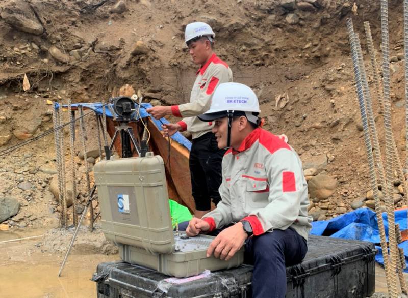 Quy trình thực hiện siêu âm cọc khoan nhồi