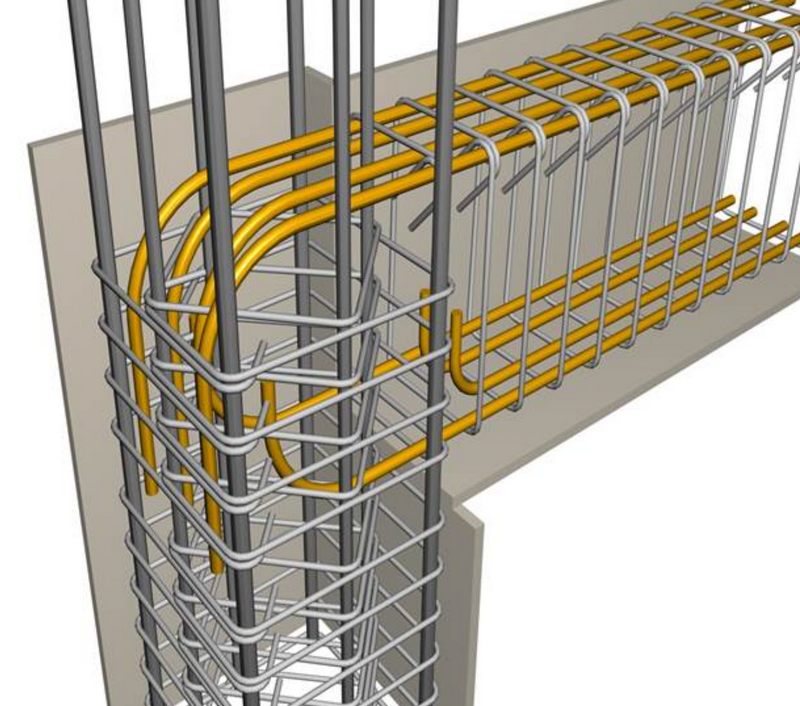 Neo thép dầm vào cột là gì?