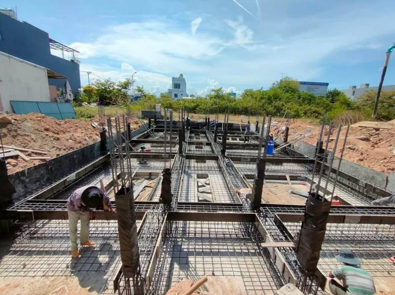 Thép móng đơn và nguyên tắc bố trí khi thi công