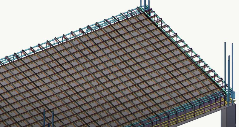 Nguyên tắc bố trí thép sàn 2 lớp theo phương chịu lực