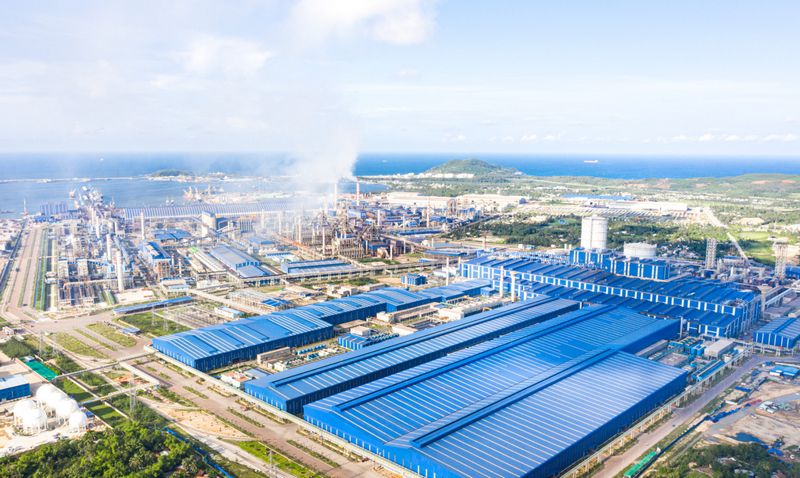 Khu liên hợp gang thép Hòa Phát Dung Quất