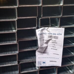 Thép hộp 50x100, 1,2mm đến 5mm, thép đen, mạ kẽm