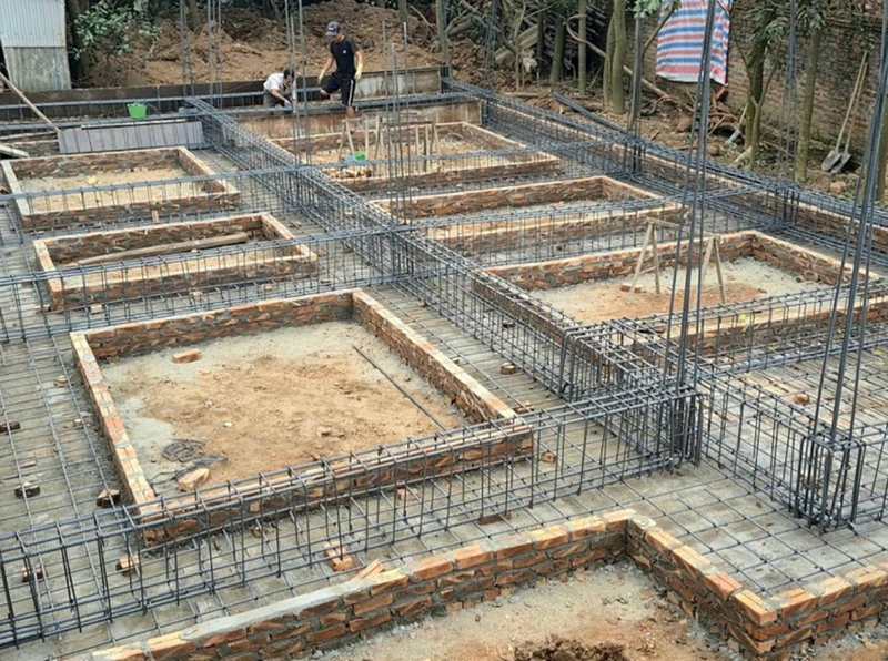 Phân bổ sắt thép trong từng hạng mục